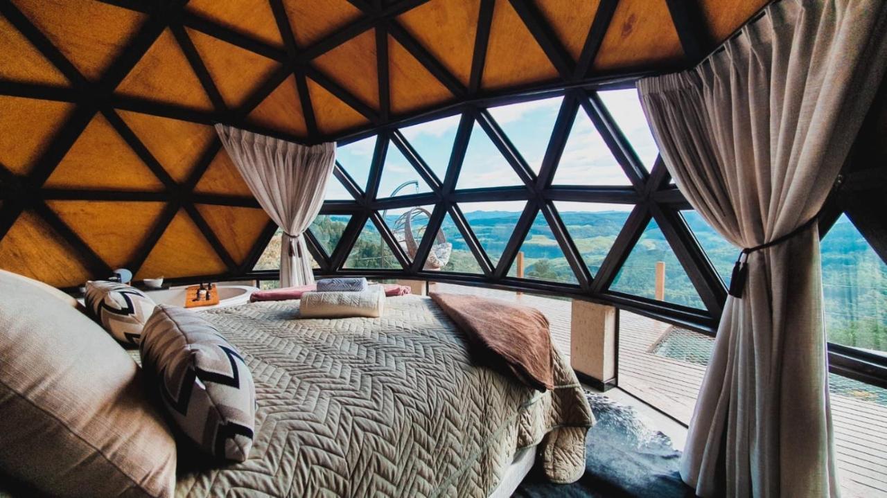 Villa The Space - Welcome To The Sky - Domo Geodesico Alfredo Wagner Exterior foto